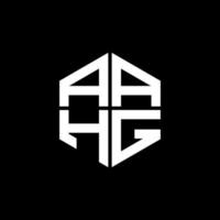 aahg brev logotyp kreativ design med vektor grafisk, aahg enkel och modern logotyp.