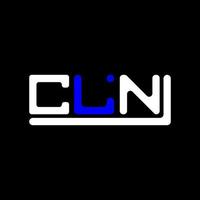 cln Brief Logo kreativ Design mit Vektor Grafik, cln einfach und modern Logo.