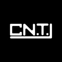 cnt Brief Logo kreativ Design mit Vektor Grafik, cnt einfach und modern Logo.