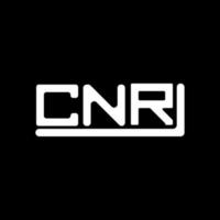cnr Brief Logo kreativ Design mit Vektor Grafik, cnr einfach und modern Logo.
