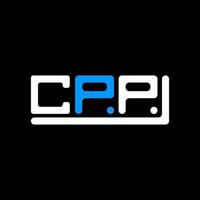 Gpp-Brief-Logo kreatives Design mit Vektorgrafik, gpp-einfaches und modernes Logo. vektor