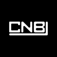 cnb brev logotyp kreativ design med vektor grafisk, cnb enkel och modern logotyp.