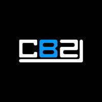 cbz Brief Logo kreativ Design mit Vektor Grafik, cbz einfach und modern Logo.