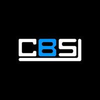 cbs Brief Logo kreativ Design mit Vektor Grafik, cbs einfach und modern Logo.