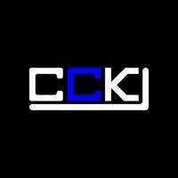 ck Brief Logo kreativ Design mit Vektor Grafik, ck einfach und modern Logo.