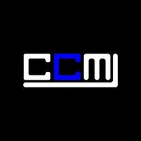 ccm Brief Logo kreativ Design mit Vektor Grafik, ccm einfach und modern Logo.