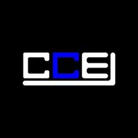 cce Brief Logo kreativ Design mit Vektor Grafik, cce einfach und modern Logo.