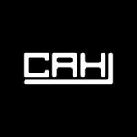 cah brev logotyp kreativ design med vektor grafisk, cah enkel och modern logotyp.