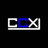 ccx brev logotyp kreativ design med vektor grafisk, ccx enkel och modern logotyp.