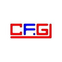 cfg brev logotyp kreativ design med vektor grafisk, cfg enkel och modern logotyp.