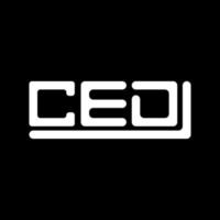 ced brev logotyp kreativ design med vektor grafisk, ced enkel och modern logotyp.