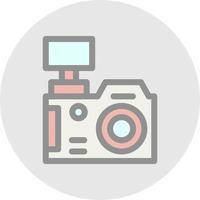 DSLR-Kamera-Vektor-Icon-Design vektor