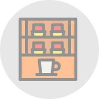 Kafé monter vektor ikon design
