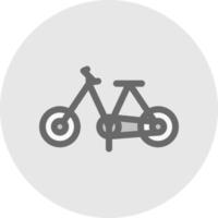 Fahrrad-Spielzeug-Vektor-Icon-Design vektor