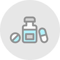 antibiotikum vektor ikon design