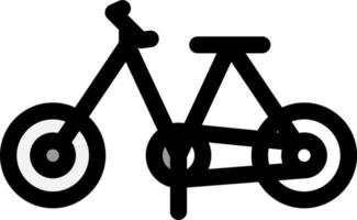 Fahrrad-Spielzeug-Vektor-Icon-Design vektor