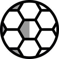 Fußball-Vektor-Icon-Design vektor