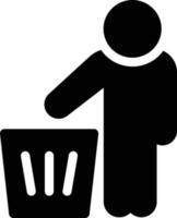 Trash-Vektor-Illustration auf einem Hintergrund. Premium-Qualitäts-Symbole. Vektor-Icons für Konzept und Grafikdesign. vektor