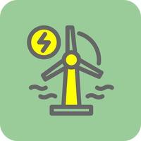 Vektor-Icon-Design für erneuerbare Energien vektor