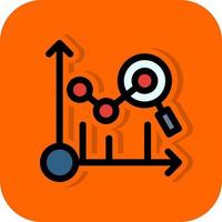 Predictive Analytics-Vektor-Icon-Design vektor