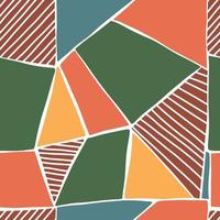 abstrakta geometriska sömlösa mönster med trendiga handritade texturer. modern abstrakt design. vektor