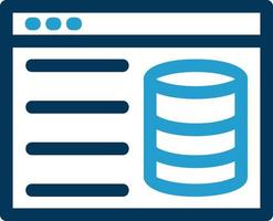 data tolkning vektor ikon design