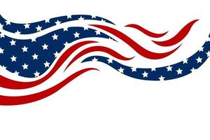 abstrakte USA-Flaggenhintergrundvektorillustration
