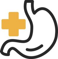 Gastroenterologie-Vektor-Icon-Design vektor