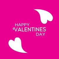 Illustration Vektor Grafik von Rosa Hintergrund mit Liebe zum Valentinstag Tag