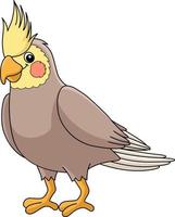 cockatiel djur- tecknad serie färgad ClipArt vektor