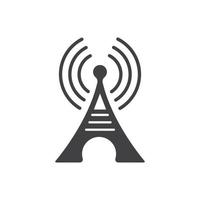 Tower-Signal-Logo-Symbol-Vektor-Illustration vektor