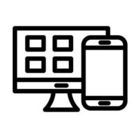 Responsive Design-Icon-Design vektor