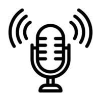 podcast ikon design vektor
