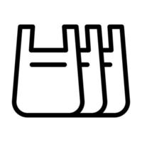 Plastik Taschen Symbol Design vektor
