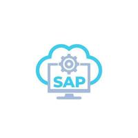 SAP, Business Cloud Software Vektor icon.eps