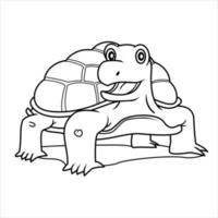 Schildkröte Illustration auf Weiß Hintergrund vektor