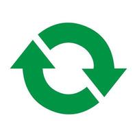 recyceln Symbol Vektor, Zeichen, Symbol. vektor