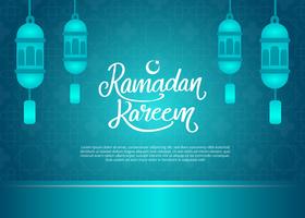 Ramadan Kareem Vektor Hintergrund