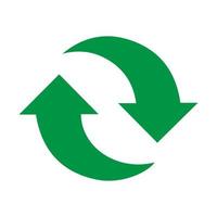 recyceln Symbol Vektor, Zeichen, Symbol. vektor