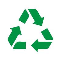 recyceln Symbol Vektor, Zeichen, Symbol. vektor