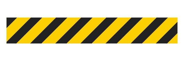 Vorsicht Band einstellen von Gelb Warnung Bänder. abstrakt Warnung Linien zum Polizei, Unfall, unter Konstruktion. Vektor Achtung Band Sammlung.