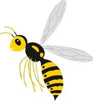 Wespen-Insekten-Illustration vektor