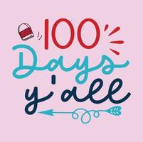 100 Tag von Schule svg T-Shirt Design, retro 100 Tag von Schule svg T-Shirt Design, 100 Tag von Schule T-Shirt Design vektor
