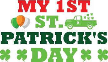 st Patricks dag t skjorta design, st. patricks dag svg ,text st. Patricks dag, tshirt design vektor