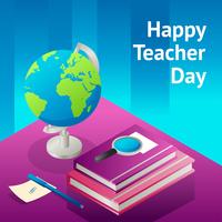 Glücklicher Lehrer Day Vector