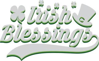 st Patrick's Tag t Hemd Entwurf, st. Patricks Tag svg ,Beschriftung st. Patrick's Tag, T-Shirt Design vektor