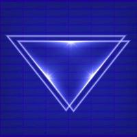 Pfeil Zeichen Blau Neon- Vektor Symbol