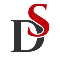 Brief ds Logo. sd Logo Luxus Symbol vektor