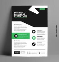 Corporate Business Flyer Vorlage Design. vektor