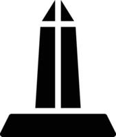 obelisk vektor illustration på en bakgrund.premium kvalitet symbols.vector ikoner för begrepp och grafisk design.